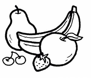 Fruit Coloring Pages Free Printable   4779