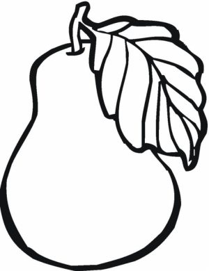 Fruit Coloring Pages Free Printable   57044