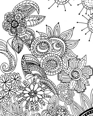 Fun Doodle Art Adult Coloring Pages Printable   32h6b