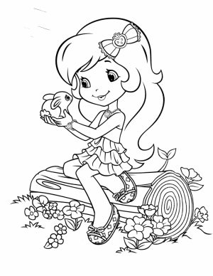 Fun Strawberry Shortcake Coloring Pages for Girls   38910