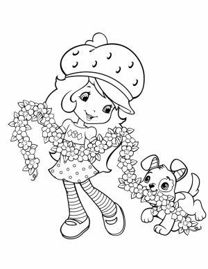 Fun Strawberry Shortcake Coloring Pages for Girls   51437