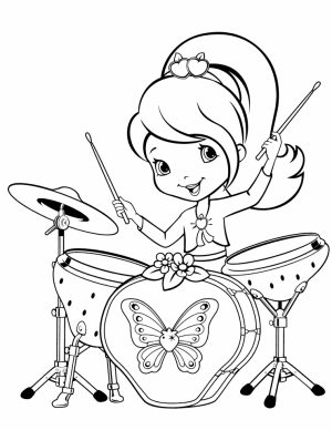 Fun Strawberry Shortcake Coloring Pages for Girls   68093
