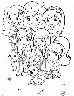 Fun Strawberry Shortcake Coloring Pages for Girls   71296