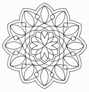 Geometric Coloring Pages Free Printable   35747