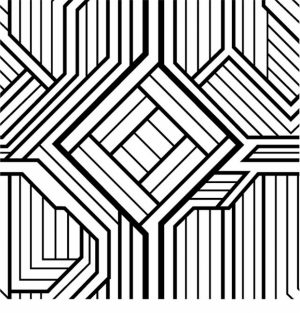 Geometric Coloring Pages Free Printable   98391