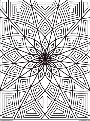 geometric design coloring pages – 64566
