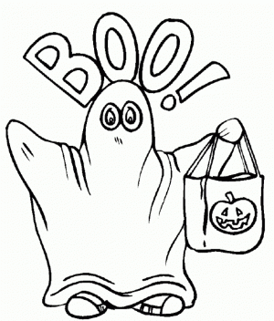 Ghost Coloring Pages Free Printable   66396
