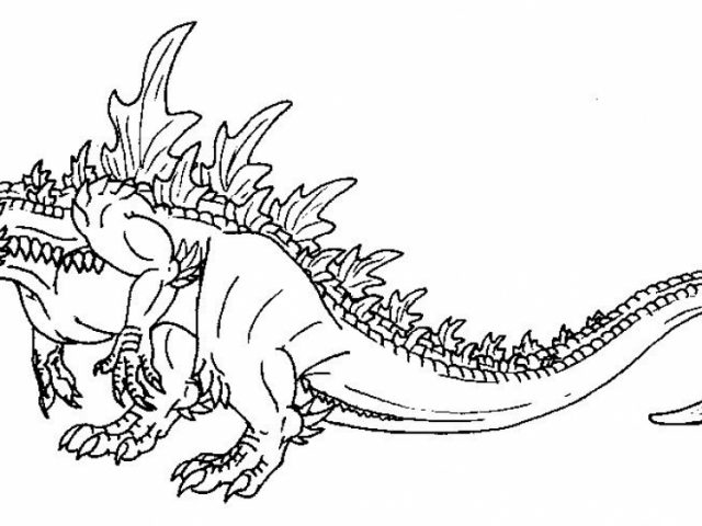 Get This Godzilla Coloring Pages to Print for Kids KIFps