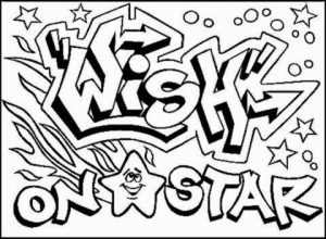 Graffiti Coloring Pages Free Printable   13110