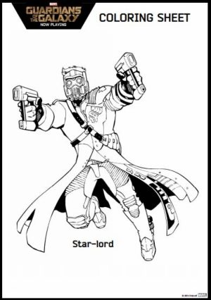 Guardians of the Galaxy Coloring Pages Printable   26501