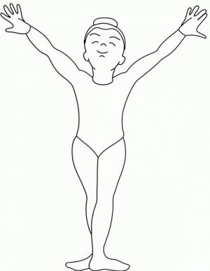 Gymnastics Coloring Pages Free Printable   fyo101