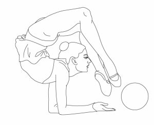 Gymnastics Coloring Pages Free Printable   p3frm