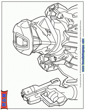 Halo Coloring Pages for Kids   417al