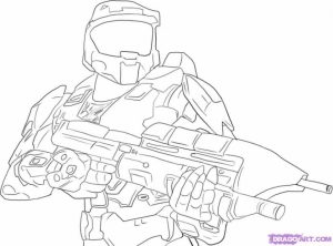 Halo Coloring Pages for Kids   qau69