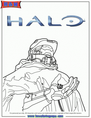 Halo Coloring Pages Free   870ng