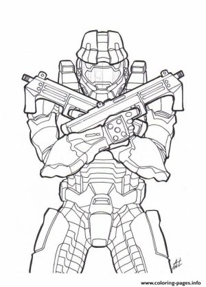 Halo Coloring Pages Printable   91549