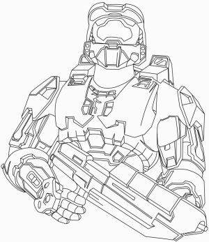 Halo Coloring Pages Printable for Boys   6ahhj
