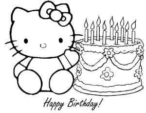 Happy Birthday Coloring Pages for Kids   31785