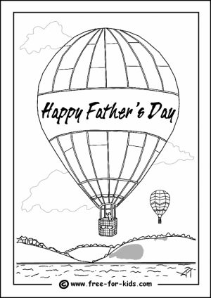 Happy Father’s Day Coloring Pages Free   8vbtm