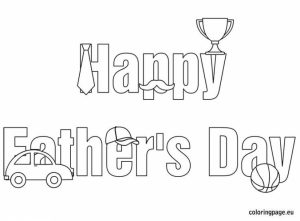 Happy Father’s Day Coloring Pages Printable   5ab32