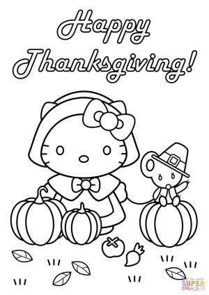 Happy Thanksgiving Coloring Pages   08513