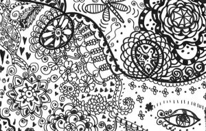 Hard Trippy Coloring Pages Free for Adults   AL3B7