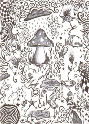Hard Trippy Coloring Pages Free for Adults   XJ5S8