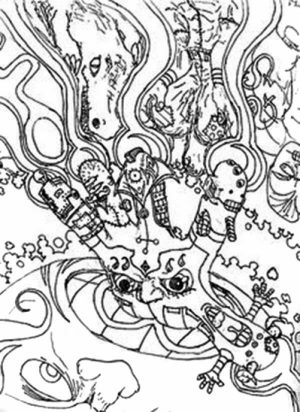 Hard Trippy Coloring Pages Free for Adults   ZIN56