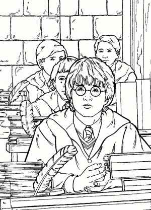 Harry Potter Coloring Pages Free   41669