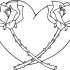 Hearts Coloring Pages