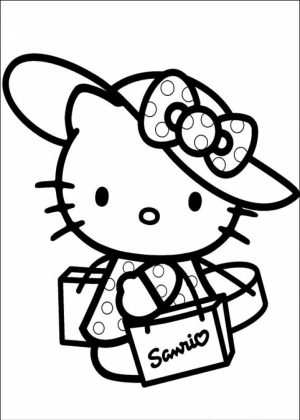 Hello Kitty Coloring Pages for Kids   9cb4l