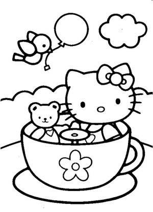 Hello Kitty Coloring Pages for Kids   wydm5
