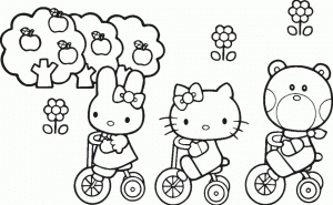 Hello Kitty Coloring Pages for Toddlers   y5nc7