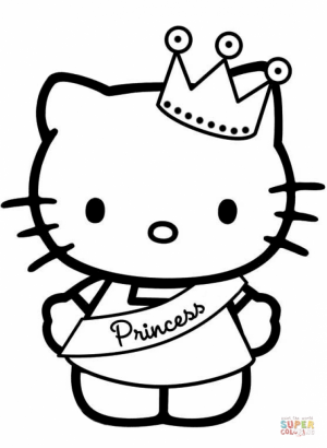 Hello Kitty Coloring Pages Free   7cb3m