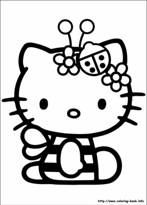 Hello Kitty Coloring Pages Free   am47v