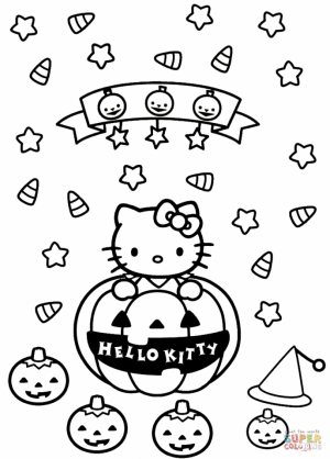 hello kitty coloring pages halloween   73bcl