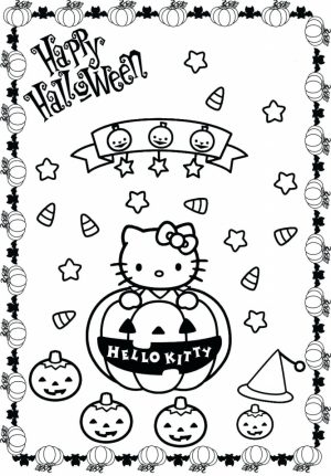 hello kitty coloring pages halloween   96hgw