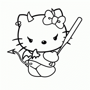hello kitty coloring pages halloween   ydb5l
