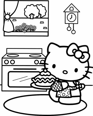 Hello Kitty Coloring Pages Online   wat3b