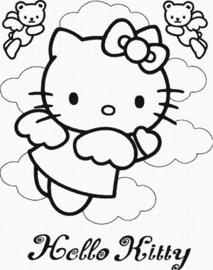 Hello Kitty Coloring Pages Printable   tll47
