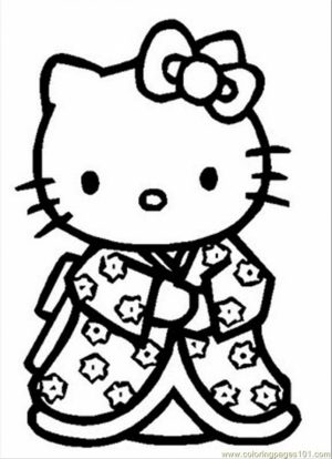 Hello Kitty Coloring Pages to Print   6883m