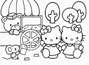 Hello Kitty Coloring Pages to Print   6cn50