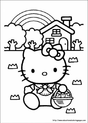 Hello Kitty Coloring Pages to Print   7cn4m