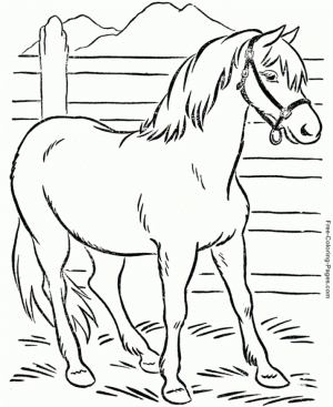 Horses Coloring Pages Free to Print   JU7zm