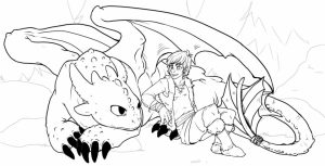 How to Train Your Dragon Coloring Pages   74516