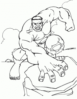 Hulk Coloring Pages for Boys   51628