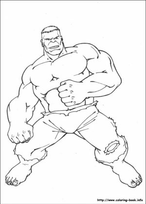 Hulk Coloring Pages Marvel Avengers   41677