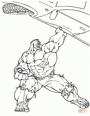 Hulk Coloring Pages Marvel Avengers   93719