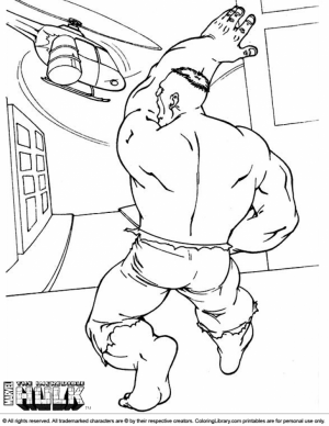Hulk Coloring Pages Online   51636