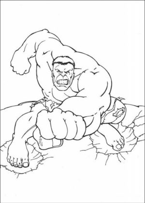 Hulk Coloring Pages Online   74617